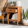Stiva Classic Mid-Century Modern 1 Drawer Nightstand - Saracina Home -Home Furniture Shop GUEST d0ac9521 2736 469e a184 e2d227c8cc21