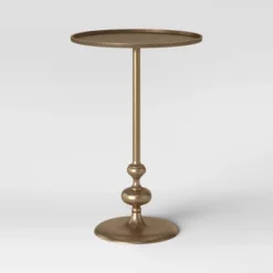 Londonberry Turned Accent Table Brass - Threshold -Home Furniture Shop GUEST d25fc13c e72a 48a7 a4ae 5073d83ccc11
