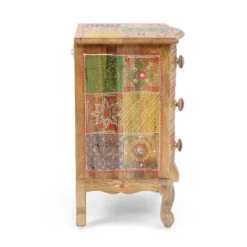 Ailey Handcrafted Boho Mango Wood 3 Drawer Nightstand Natural - Christopher Knight Home 16 Ailey Handcrafted Boho Mango Wood 3 Drawer Nightstand Natural - Christopher Knight Home -Home Furniture Shop GUEST d2a0da4f 2eb2 4284 a2b1 540f55b08a0f