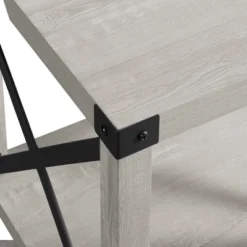 Sophie Rustic Industrial X Frame Side Table - Saracina Home -Home Furniture Shop GUEST d2bc7a70 a6d7 44e2 9ef8 92f1a3ae1ed2