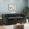 Brinkhaven Modern Glam Tufted Velvet Loveseat With Nailhead Trim - Christopher Knight Home 2 Brinkhaven Modern Glam Tufted Velvet Loveseat With Nailhead Trim - Christopher Knight Home -Home Furniture Shop GUEST d44e181a 541e 4f63 b50e 90cbf8086668