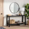 Console Table With Woven Rattan Shelf Black - Threshold™ Designed With Studio McGee 2 Console Table With Woven Rattan Shelf Black - Threshold™ Designed With Studio McGee -Home Furniture Shop GUEST d5ca4c7c 21dc 4418 b881 7ad5a979e147
