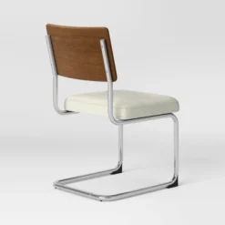2pk Cecilton Chrome Cantilever Dining Chairs Cream Boucle - Threshold™ -Home Furniture Shop GUEST da5167cd 3a46 4c0c a287 6bc5e486b905