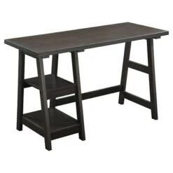 Designs2Go Trestle Desk With Shelves - Breighton Home -Home Furniture Shop GUEST dce1e693 0860 4d20 872d b1e4fbd1c6b4