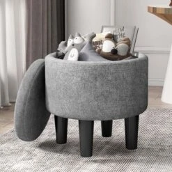 Costway Modern Accent Chair With Ottoman Armchair Barrel Sofa Chair With Footrest Grey 14 Costway Modern Accent Chair With Ottoman Armchair Barrel Sofa Chair With Footrest Grey -Home Furniture Shop GUEST eb1fb0c7 75fa 4140 af2a e80c8f4cbdc0