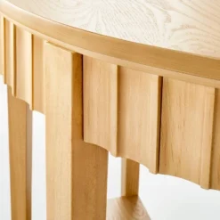 Thousand Oaks Wood Scalloped Demilune Console Table - Threshold™ Designed With Studio McGee 8 Thousand Oaks Wood Scalloped Demilune Console Table - Threshold™ Designed With Studio McGee -Home Furniture Shop GUEST eb35aaa8 f7c8 4881 b5d1 f85e53b2ca90