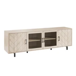 Vik Modern Boho 4 Door Herringbone TV Stand For TVs Up To 80" - Saracina Home 12 Vik Modern Boho 4 Door Herringbone TV Stand For TVs Up To 80" - Saracina Home -Home Furniture Shop GUEST ed5d16ce 4150 442b 90cb a64eda002eff
