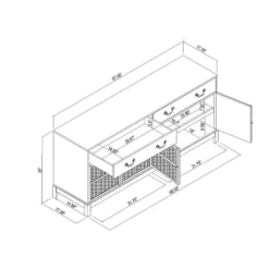 Brandeis Woven TV Stand For TVs Up To 60" Brown - Threshold™ Designed With Studio McGee 15 Brandeis Woven TV Stand For TVs Up To 60" Brown - Threshold™ Designed With Studio McGee -Home Furniture Shop GUEST edcf4db2 26a4 444b ba42 cd73d8a812f3