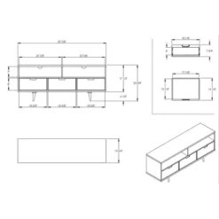 Cara Mid-Century Modern 3 Drawer TV Stand For TVs Up To 65" - Saracina Home 36 Cara Mid-Century Modern 3 Drawer TV Stand For TVs Up To 65" - Saracina Home -Home Furniture Shop GUEST eddff1d9 3448 4181 a60a 1b127bbf16df