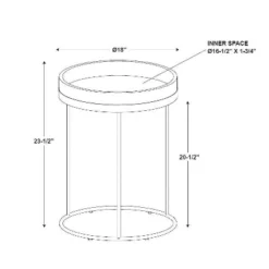Wood & Steel Accent Side Table - Natural/Black - Hearth & Hand™ With Magnolia -Home Furniture Shop GUEST f1970950 e325 494c 9c80 57b3608cf0fd