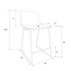 Bowden Faux Leather Counter Height Barstool - Threshold™ 11 Bowden Faux Leather Counter Height Barstool - Threshold™ -Home Furniture Shop GUEST fc17995b 497f 4a5a 958c c9c8bb9e68cc