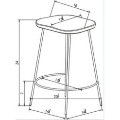 Metal Base Counter Height Barstools With Wood Seat Brown - Threshold™ Designed With Studio McGee 11 Metal Base Counter Height Barstools With Wood Seat Brown - Threshold™ Designed With Studio McGee -Home Furniture Shop GUEST fc6ba567 7d0a 4f6c a2d1 6fb42b1cfa64