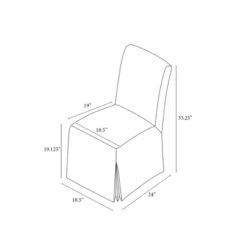 Canvas Slipcover Armless Dining Chair - Hearth & Hand™ With Magnolia -Home Furniture Shop GUEST fc97354d 061e 4aac 9cad 1061314ab18c