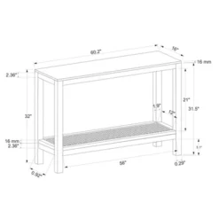 Console Table With Woven Rattan Shelf Black - Threshold™ Designed With Studio McGee 23 Console Table With Woven Rattan Shelf Black - Threshold™ Designed With Studio McGee -Home Furniture Shop GUEST fd806213 5ef7 492e a065 be15b39cc53e