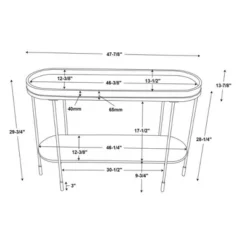 Wood & Metal Console Table - Black - Hearth & Hand™ With Magnolia -Home Furniture Shop GUEST fec9fccd 6dff 4fd7 82f9 d4eb3de00b32